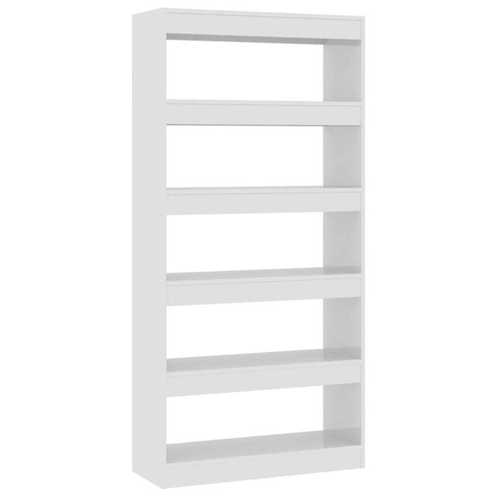 vidaXL Book Cabinet/Room Divider Concrete Grey Engineered Wood Bookcase Shelf
