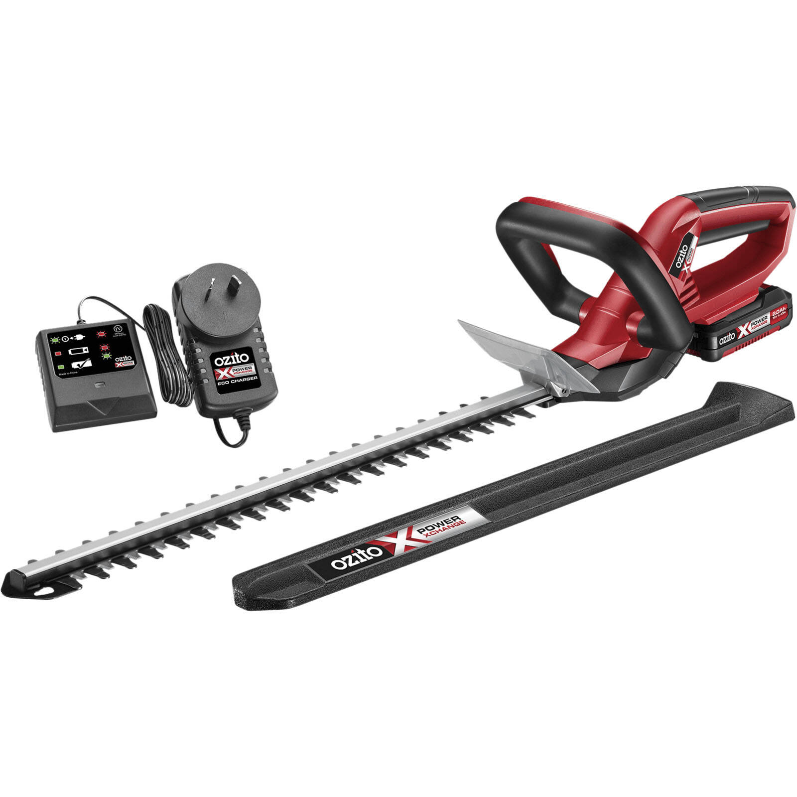 Ozito PXC 18V 460mm Cordless Hedge Trimmer Kit PXCHTK-218