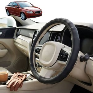 Australian Goose Steering Wheel Cover for Volvo S40 2004 - 2012 (Manual) Circle Black