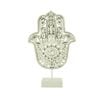 Maine & Crawford Karma 39cm Hand On Stand Ornament - White