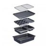 7pc Mastercraft Smart Space Non-Stick Stacking Bakeware Pan/Tray Cooking Set