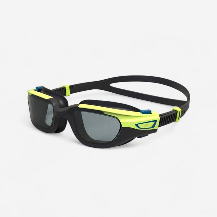 Decathlon | Swimming goggles SPIRIT - Smoked lenses - Size small - Black yellow - EU S | default | 8861216