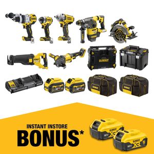 DeWALT 18V/54V XR 9.0Ah 8 Piece Mixed Voltage Combo Kit DCZ803X2-XE