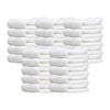 25PK Jason Commercial J-Dry Luxe Face Washer 33x33cm - White