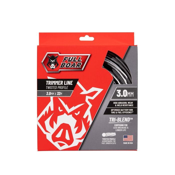 Full Boar 3.0mm x 32m Twisted Profile Trimmer Line FBTLT-3032