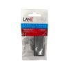 Lane 50mm Matte Black Fixed Pin Easy Fit Hinge - 2 Pack