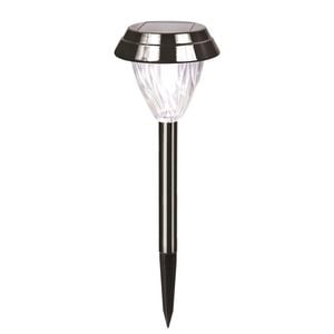 Solar Magic 30cm Black Nickel Stainless Steel Solar Path Light