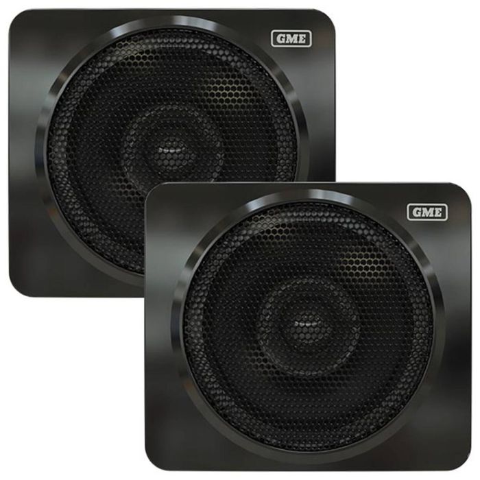 GME GS320B 60W 4" Marine Box Speakers - Black