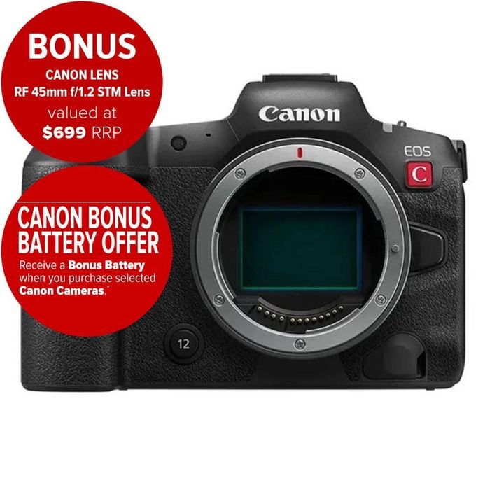 Canon Eos R5 C Full Frame Cinema Camera