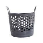 All Set Circle Flexi 37L Laundry Basket - Grey