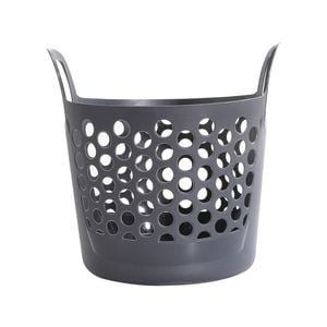 All Set Circle Flexi 37L Laundry Basket - Grey
