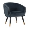 Modern Furniture DENIZ 65x77cm Lounge Chair Modern Furniture- Denim Blue