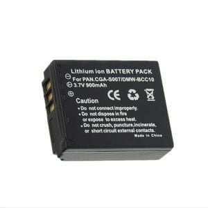 Panasonic CGA-S007E CGA-S007 DMW-BCD10 Lumix DMC-TZ3 DMC-TZ15 DMC-TZ1 Camera Camcorder Battery