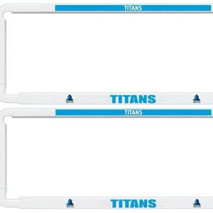 Nrl Car Number Plate Frame - Set Of Two - Gold Coast Titans - Front/back