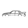 Ignite Laser VL Walkinshaw Silhouette Metal Wall Art Coated Black 23.6inch/60cm