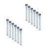 12pk Malli Aluminium/plastic Knitting Needles Yarn Crafting Tool 4mmx35cm Grey