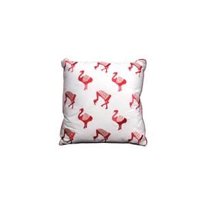 J Elliot Home Flamingo Embroidered Cushion 43 x 43 cm