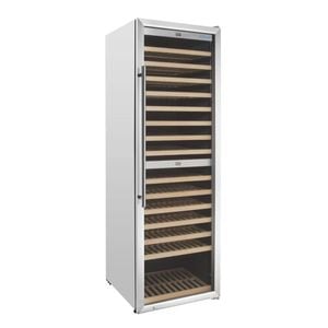 Polar G-series Dual Zone Wine Fridge Stainless Steel - 180 Bottle - Gm629-a
