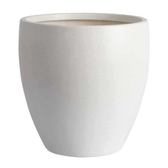 Tuscan Path 31cm White Harper Egg Pot