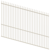ProtectorAl 1201 - 2400 x 1800mm Surfmist Raked 16-30º Picket Top Pool Fence Panel