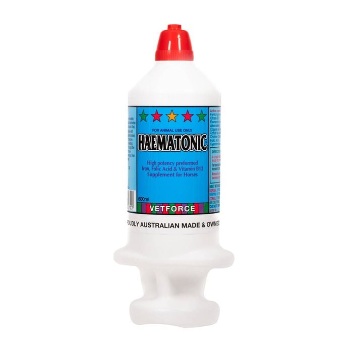 Carbine Haematonic Iron Folic Acid & Vitamin B12 Supplement For Horses 600ml