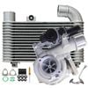 Upgrade Billet Turbo Charger With 64mm Intercooler And Genuine Oil Feed Pipe For Toyota Hiace 1kd-ftv 3.0l Vb35 2008 Onwards