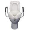 Safety and Mobility Raised Toilet Seat with Armrest 5cm