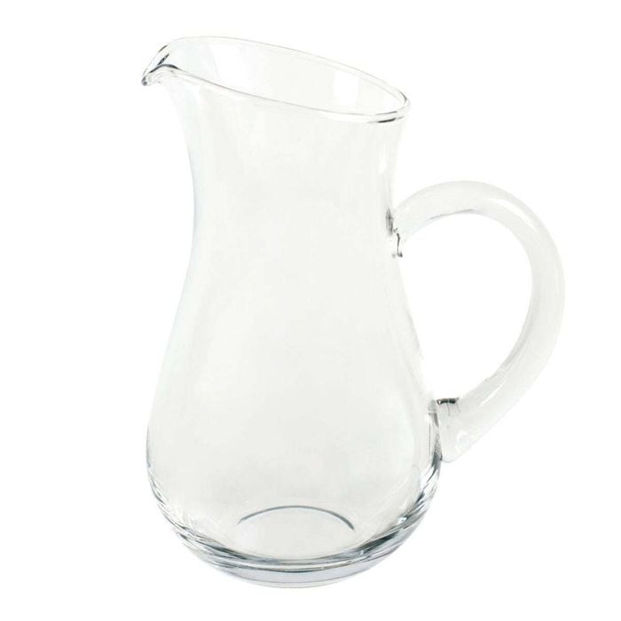 Wilkie Brothers Balmoral 1L Glass Water Jug w/ Handle - Clear - Bunnings Australia