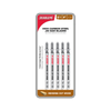 Diablo 100mm High Carbon Steel Jig Saw Blade For Reverse Cuts In Wood - 5 Pack