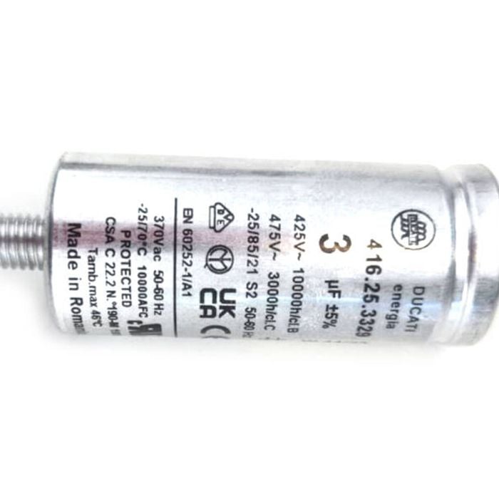 Capacitor - Steel Body. 3uf