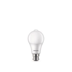 Philips 8W B22 Cool Daylight LED Sensor - 1 Pack