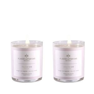 Set of 2 - 180g Perfumed Hand Poured Candle - Silk Veil