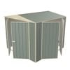 Build-a-Shed  2.3 x 2.3 x 2.3m Gable Double Hinged Side Door Shed - Green