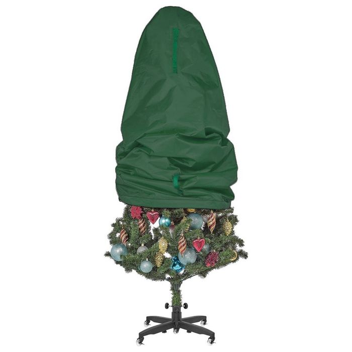 Catzon 3FT Christmas Tree Storage Cover for Artificial Tree Standing Dustproof-DarkGreen
