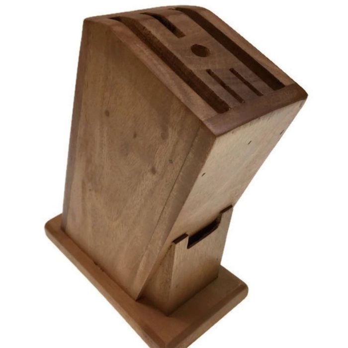 Wooden Knife Holder Kitchen Rack Wood Organizer
