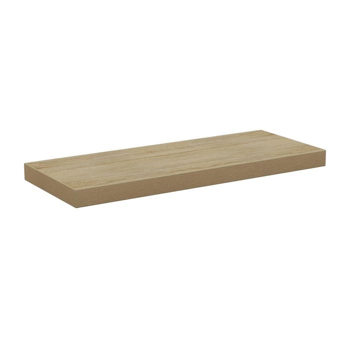 Practa 600 x 235 x 36mm Oak Floating Shelf
