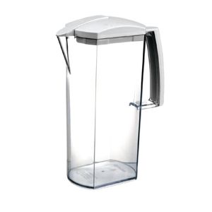 Araven Service Jug Plastic Rectangular With Lid Clear 2ltr