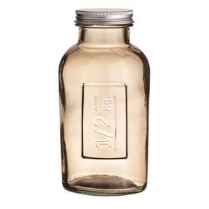Ladelle Eco Recycled Rustico 500ml Storage Glass Bottle