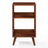 Crosley Asheville Small Record Player Stand -  Walnut