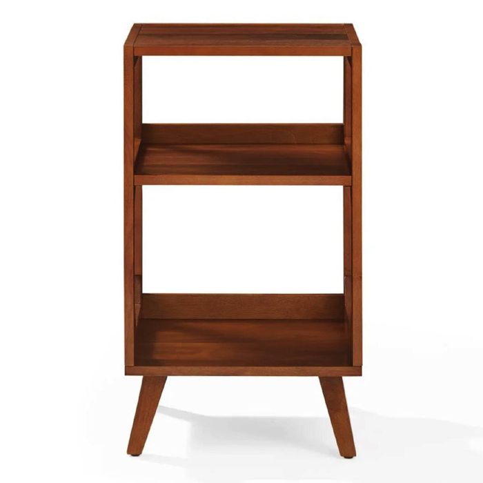 Crosley Asheville Small Record Player Stand -  Walnut