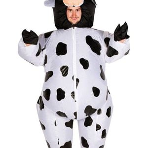 Inflatable Adults Spotted Cow Animal Costume - One Size