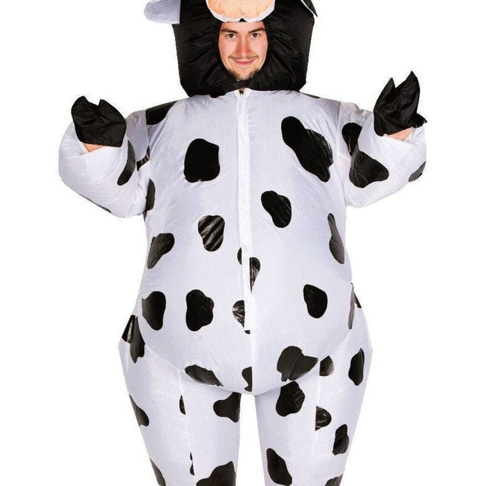 Inflatable Adults Spotted Cow Animal Costume - One Size