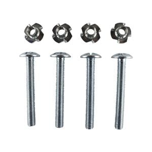 Everhang M10 x 80mm Zinc Plated Tee Nut And Bolt - 4 Pack
