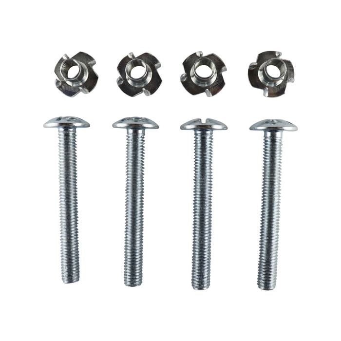 Everhang M10 x 80mm Zinc Plated Tee Nut And Bolt - 4 Pack