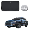 Front Windscreen Sun Shade for Subaru Outback 2015 - 2021 5GEN, 6GEN - Standard 150 x 85 cm - Black