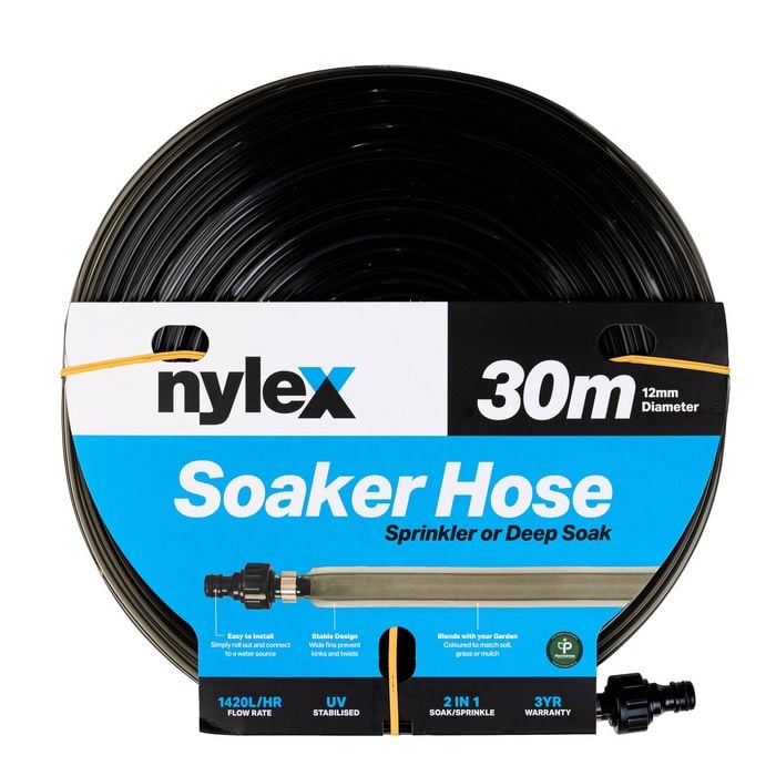Nylex 30m Charcoal Soaker Hose