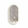 P&P Gold Oval LED Mirror Anti Fog Dimmable Touch Modern Bathroom Vanity Style