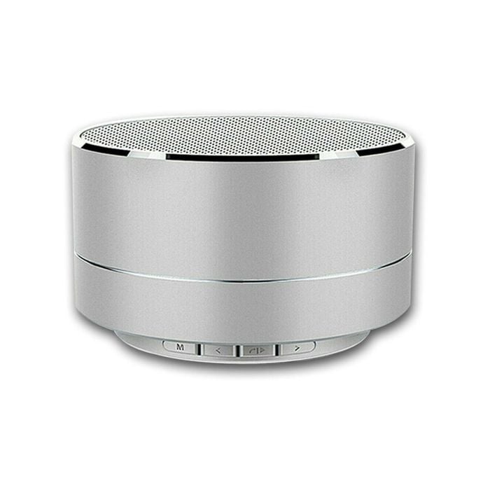 Portable Wireless Handsfree Rechargeable Bluetooth Speakers (Silver)