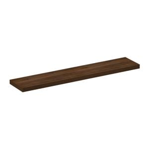 Flexi Storage Decorative Shelving 1200 x 36 x 240mm Walnut Floating Shelf