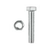 Pinnacle M6 x 50mm Stainless Steel Hex Head Bolts And Nuts - 6 Pack